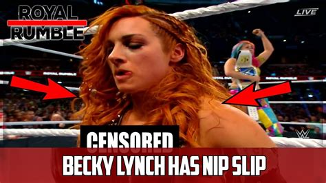 becky lynch nipslip